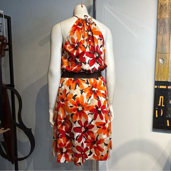 Mirabelli Halter Style Fit & Flare Floral Summer Dress - Picture 3 of 11